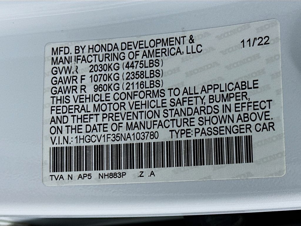 Thumbnail: 2022 Honda Accord - 30