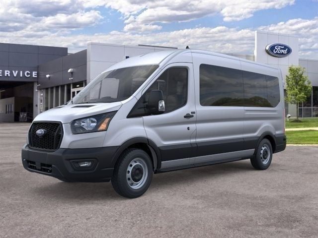 Ingot Silver Metallic 2025 Ford Transit Passenger Van Rear-Wheel Drive