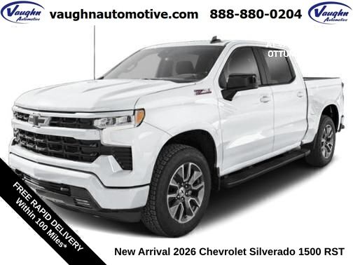 Summit White 2026 Chevrolet Silverado 1500 Pickup Truck Four-Wheel Drive 8-Speed Automatic