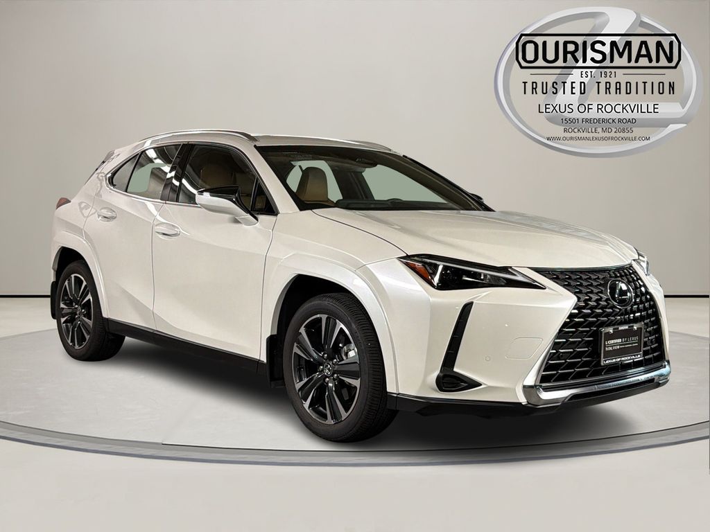 Eminent White Pearl 2025 Lexus UX Hybrid SUV / Crossover All-Wheel Drive Continuously Variable Transmission