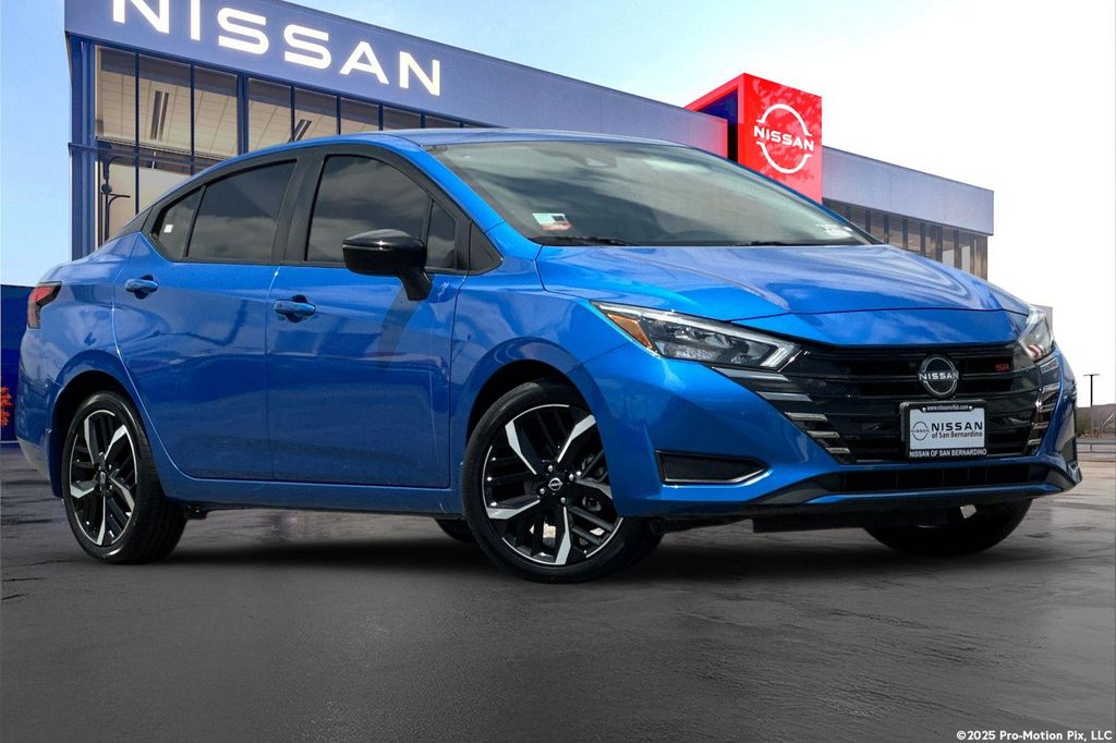 Electric Blue Metallic 2024 Nissan Versa Sedan Front-Wheel Drive Continuously Variable Transmission