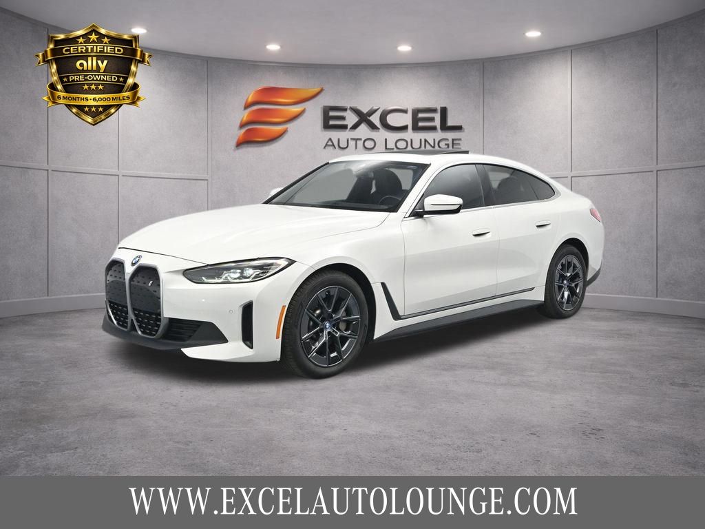 Alpine White 2022 BMW i4 eDrive40 Gran Coupe FWD Sedan Rear-Wheel Drive Automatic