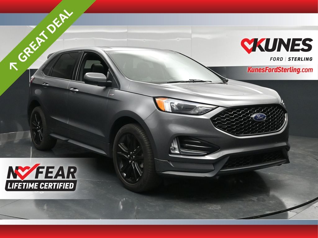 Gray Metallic 2023 Ford Edge SUV / Crossover All-Wheel Drive 8-Speed Automatic
