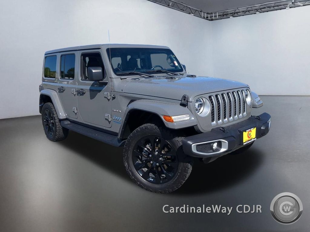 2021 Jeep Wrangler 4xe Sahara 4WD Gris (Sting-Gray Clearcoat) SUV/Crossover Todo terreno 8 velocidades Automática