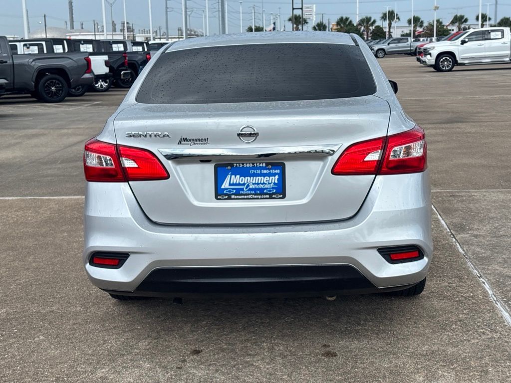 2018 Nissan Sentra S Silver at Bravo Nissan