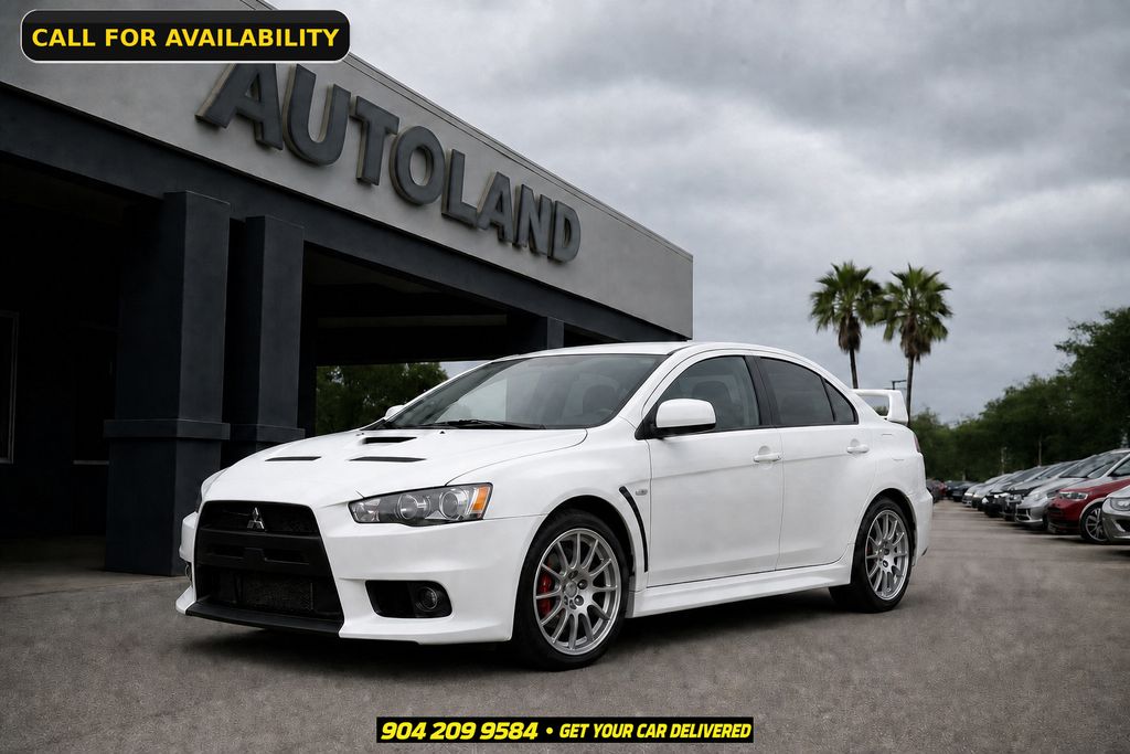 White 2014 Mitsubishi Lancer Evolution Sedan All-Wheel Drive 5-Speed Manual