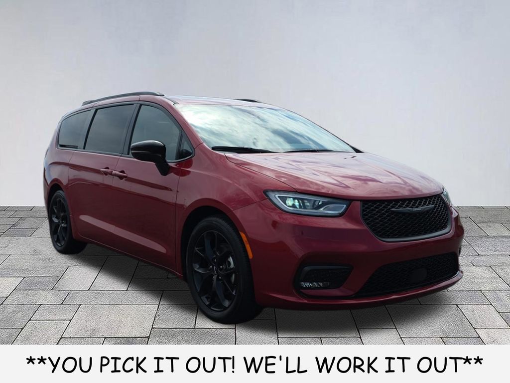 Red 2025 Chrysler Pacifica Minivan Front-Wheel Drive 9-Speed Automatic