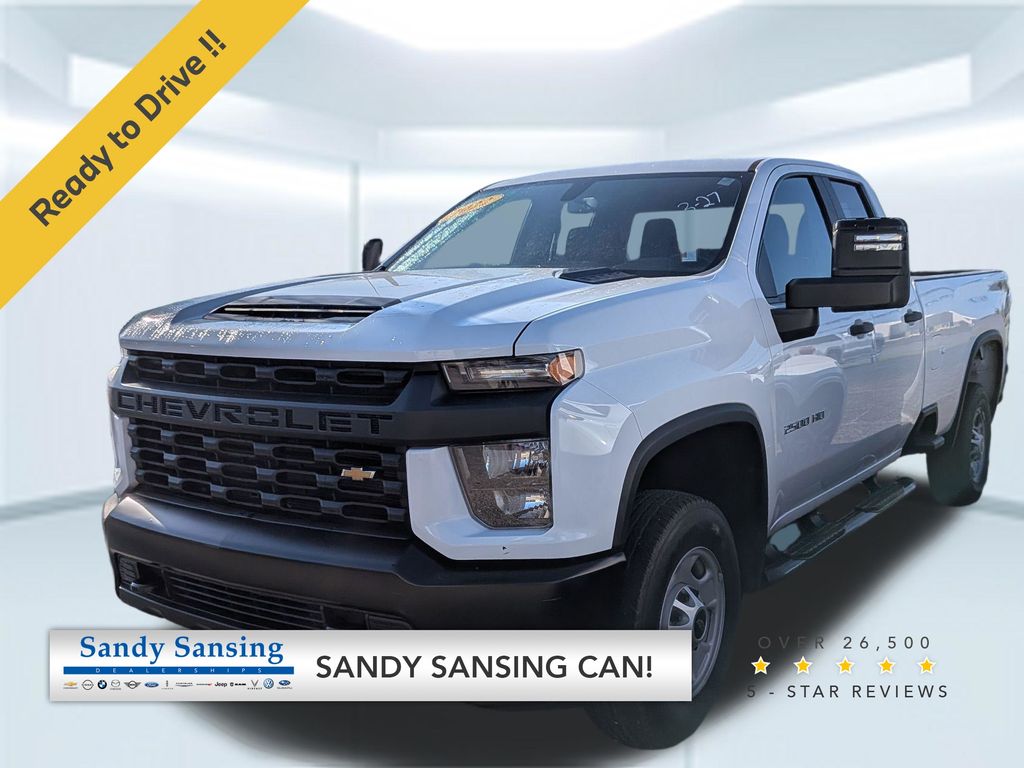 Summit White 2022 Chevrolet Silverado 2500HD Work Truck Double Cab 4WD Pickup Truck Four-Wheel Drive 6-Speed Automatic