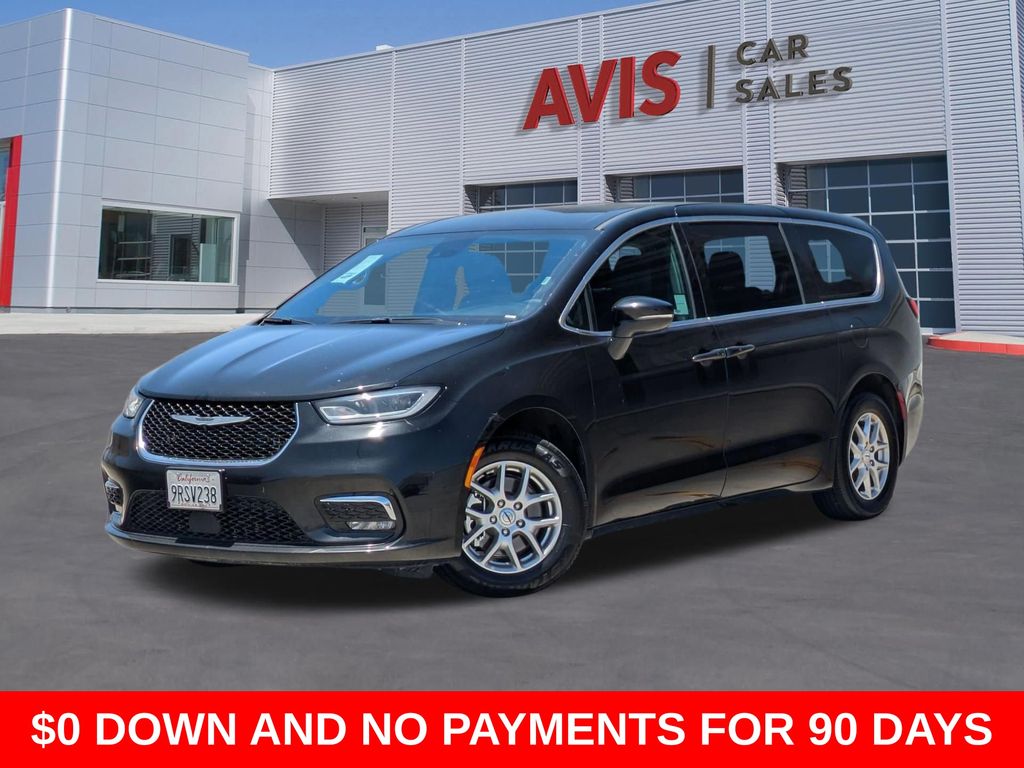 Diamond Black Crystal Pearlcoat 2025 Chrysler Pacifica Select FWD Minivan Front-Wheel Drive 9-Speed Automatic