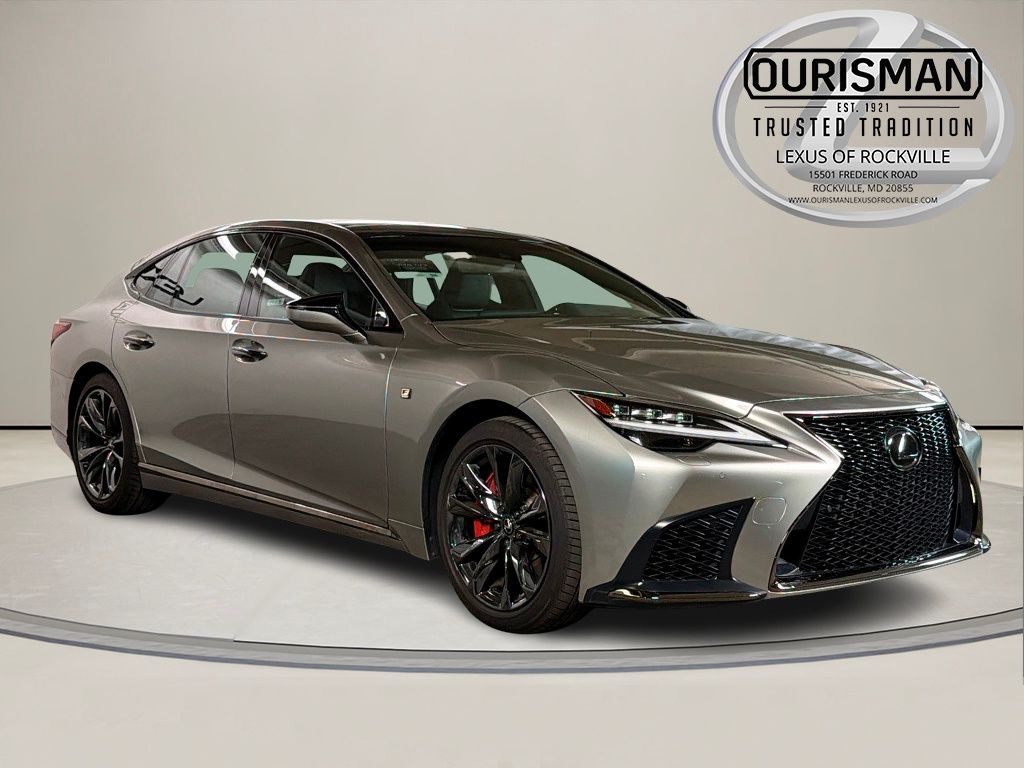 Atomic Silver 2023 Lexus LS 500 F Sport RWD Sedan Rear-Wheel Drive Automatic