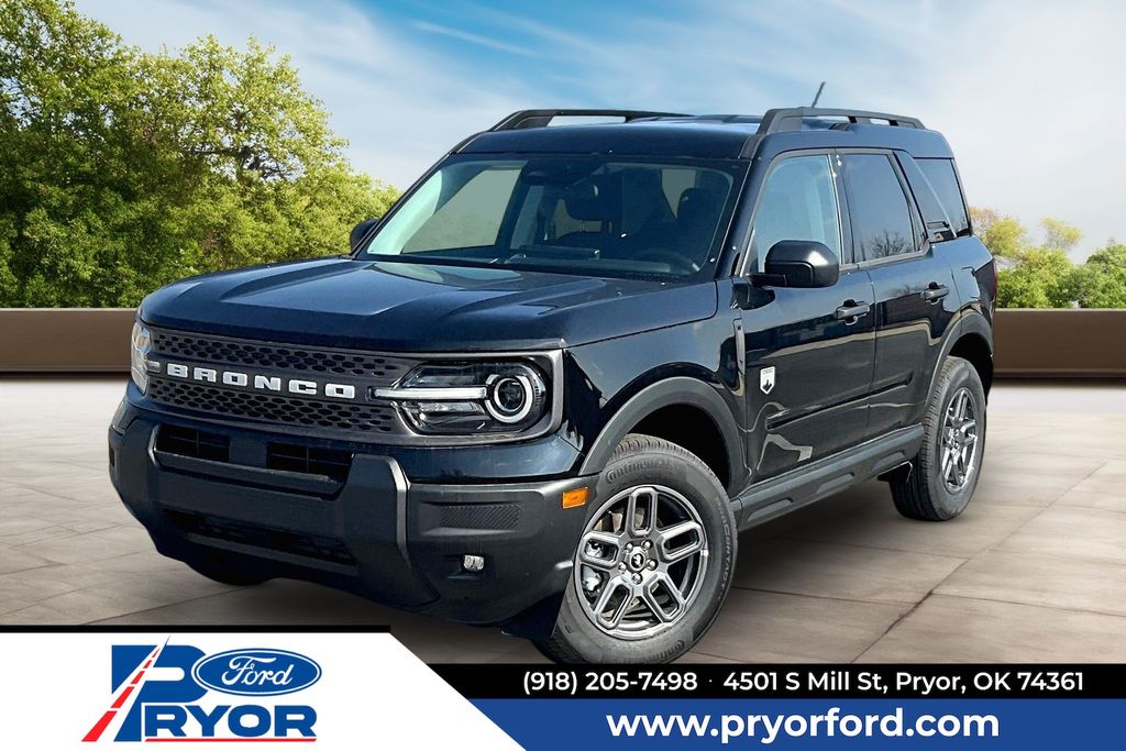 Shadow Black 2025 Ford Bronco Sport Big Bend AWD SUV / Crossover All-Wheel Drive 8-Speed Automatic