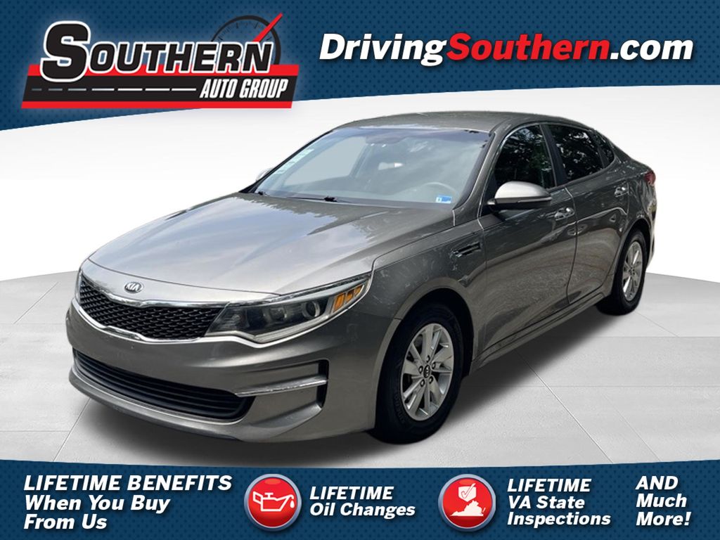 Titanium Silver 2017 Kia Optima Sedan Front-Wheel Drive 6-Speed Automatic