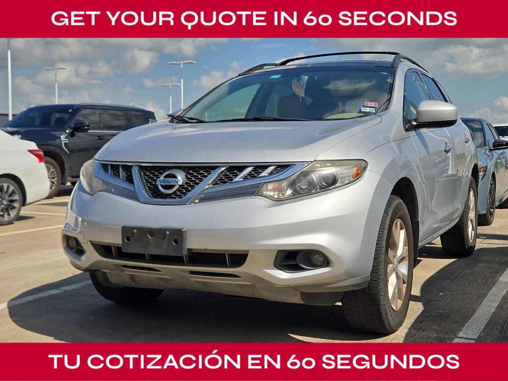 2013 Nissan Murano SL Silver at Don McGill Toyota