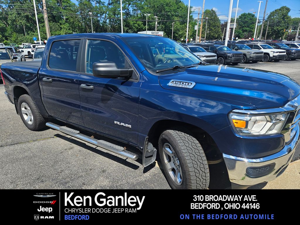 Patriot Blue Pearlcoat 2019 RAM 1500 Pickup Truck Four-Wheel Drive 8-Speed Automatic