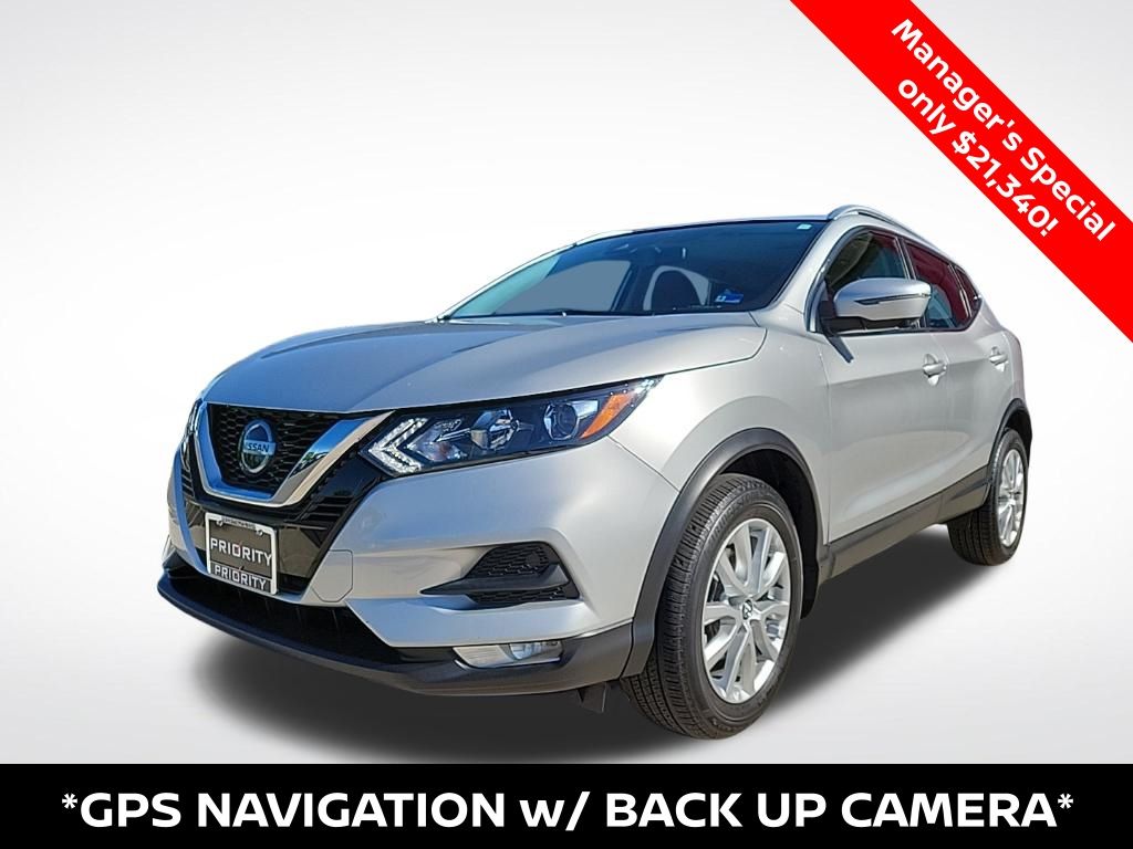 Brilliant Silver Metallic 2022 Nissan Rogue Sport SV AWD SUV / Crossover All-Wheel Drive Continuously Variable Transmission