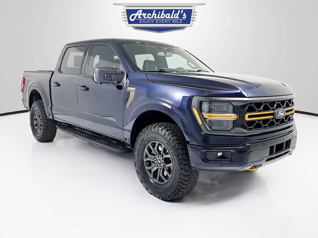 Antimatter Blue Metallic 2025 Ford F-150 Pickup Truck Four-Wheel Drive Automatic