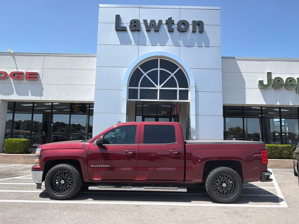 Red (Deep Ruby Metallic) 2014 Chevrolet Silverado 1500 Pickup Truck 4X2 6-Speed Automatic Overdrive