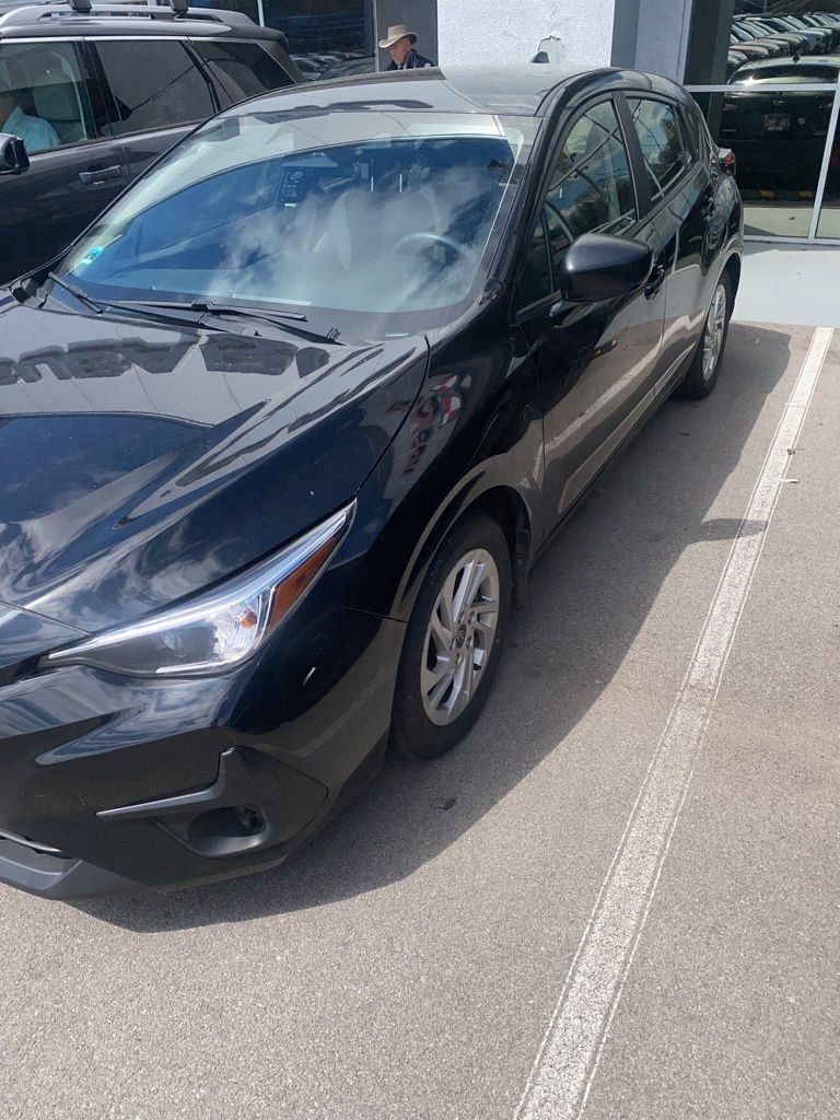 Crystal Black Silica 2024 Subaru Impreza AWD Wagon All-Wheel Drive Continuously Variable Transmission