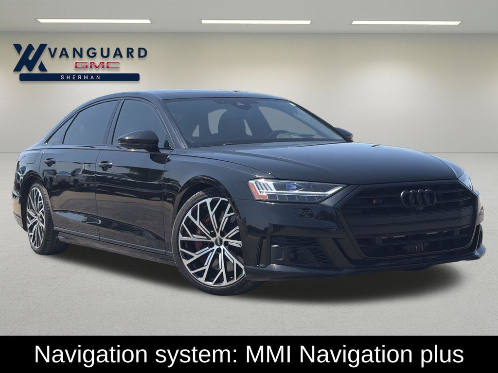 Black Metallic 2021 Audi S8 Sedan All-Wheel Drive 8-Speed Automatic
