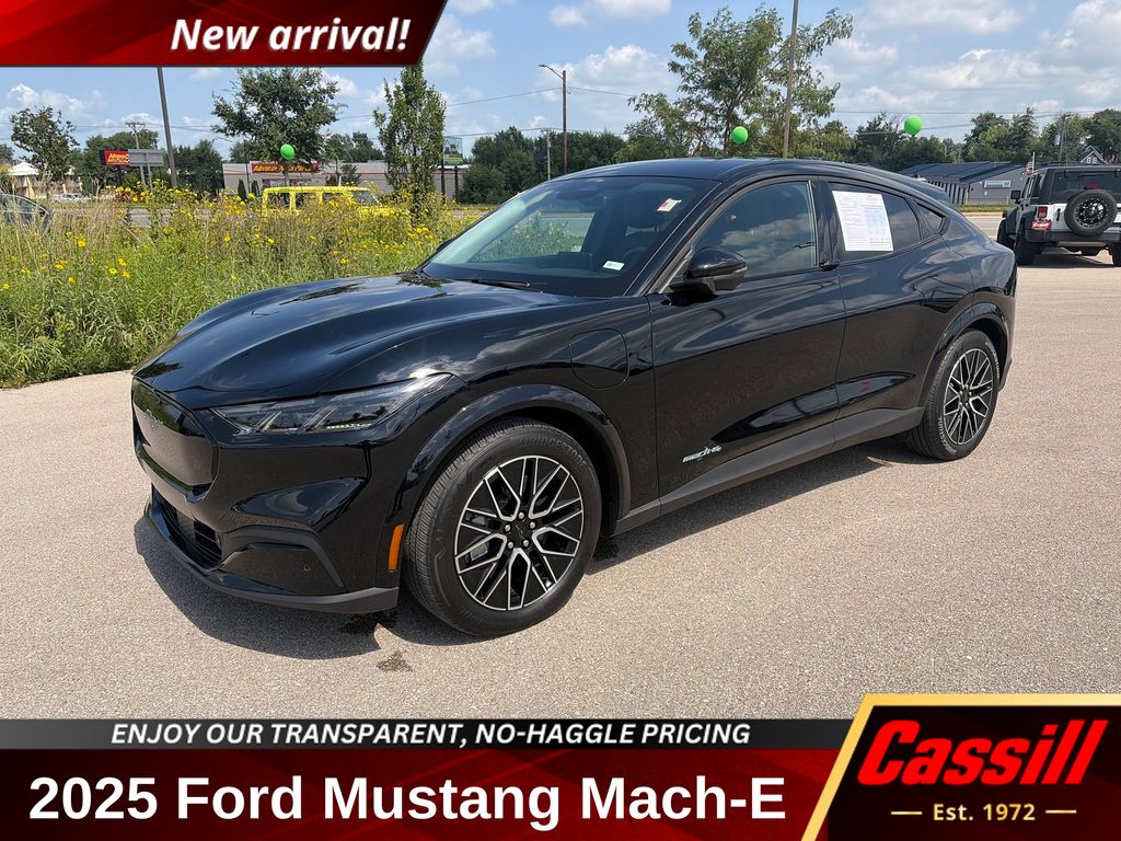 Shadow Black 2025 Ford Mustang Mach-E SUV / Crossover All-Wheel Drive Automatic
