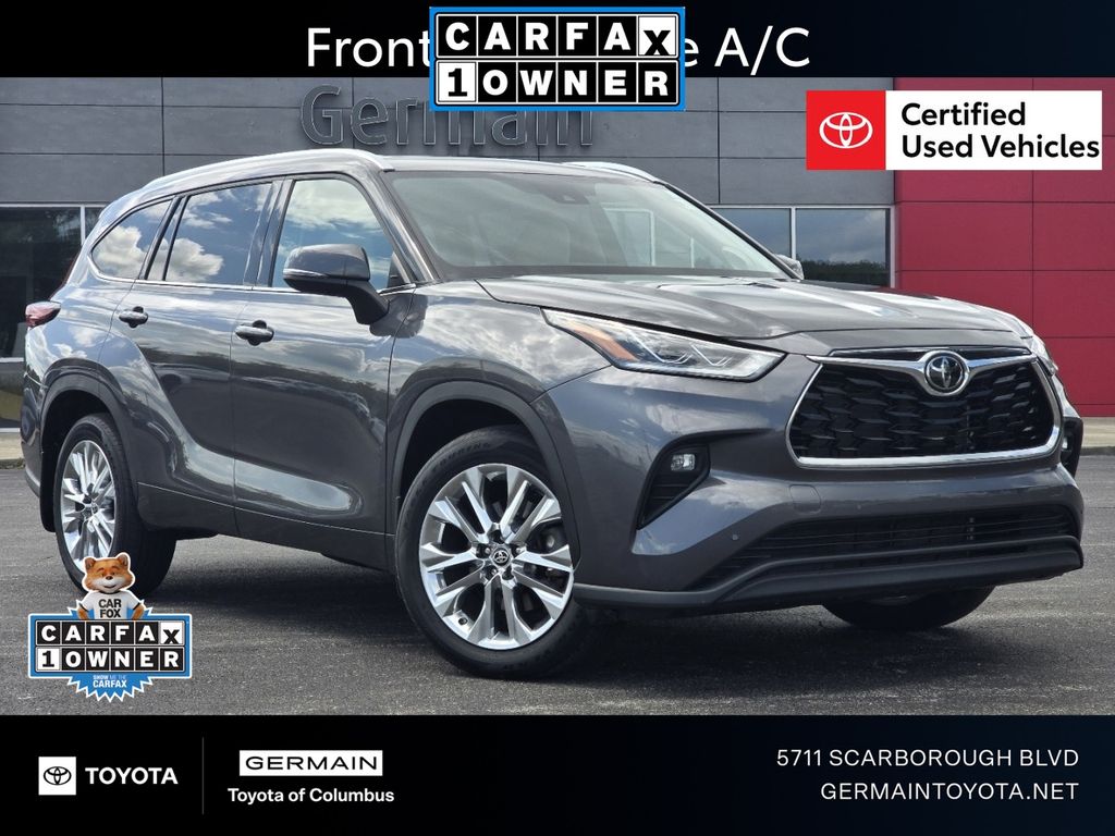 Magnetic Gray Metallic 2024 Toyota Highlander SUV / Crossover All-Wheel Drive 8-Speed Automatic