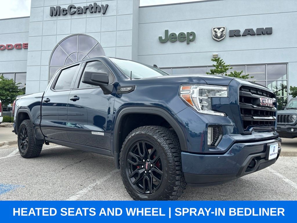 Pacific Blue Metallic 2021 GMC Sierra 1500 Pickup Truck Four-Wheel Drive Automatic