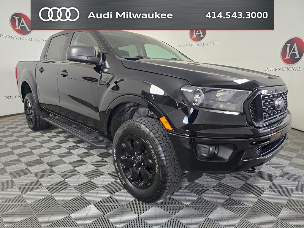 Shadow Black Metallic 2021 Ford Ranger Pickup Truck Four-Wheel Drive Automatic