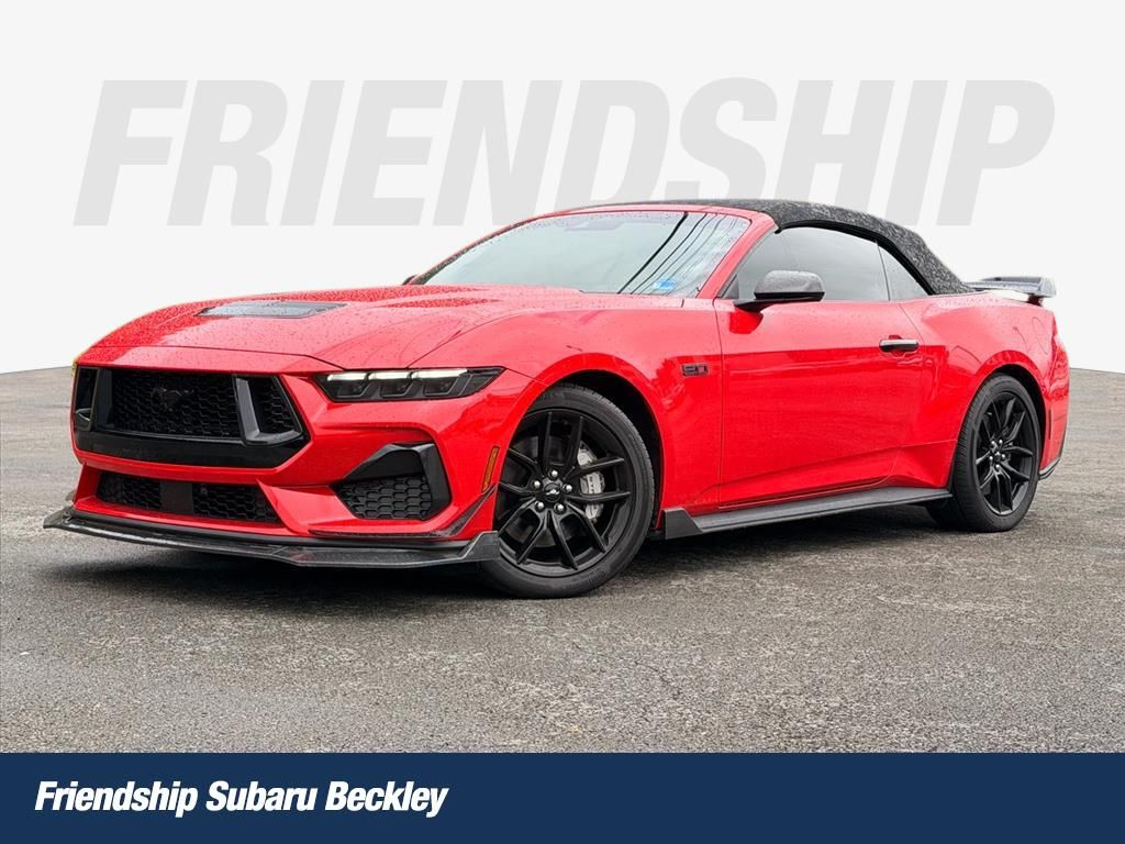 Race Red 2024 Ford Mustang Convertible Rear-Wheel Drive 6-Speed Manual