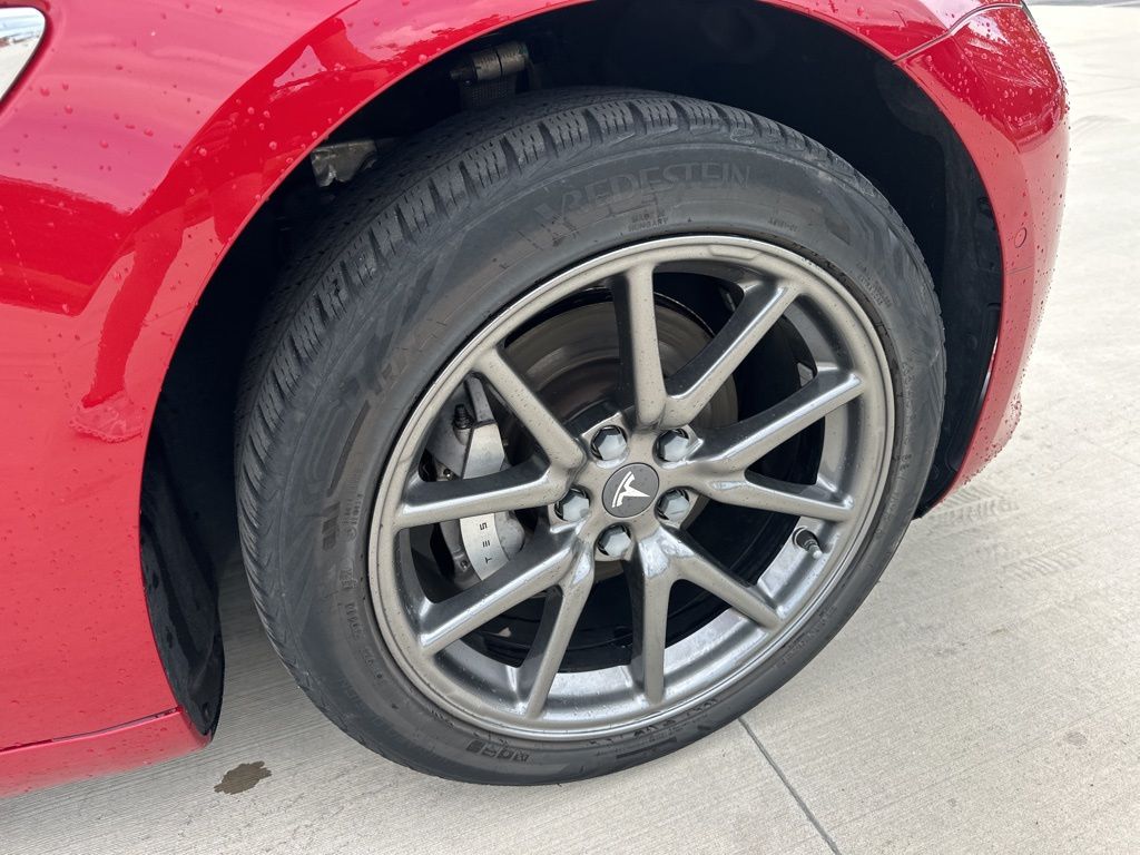 2018 Red Multi-Coat Tesla Model 3 Long Range AWD Sedan