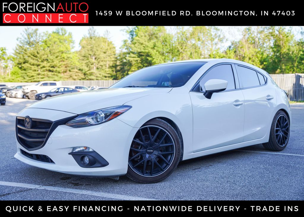 Snowflake White Pearl Mica 2014 Mazda MAZDA3 s Grand Touring Hatchback Hatchback Front-Wheel Drive 6-Speed Automatic