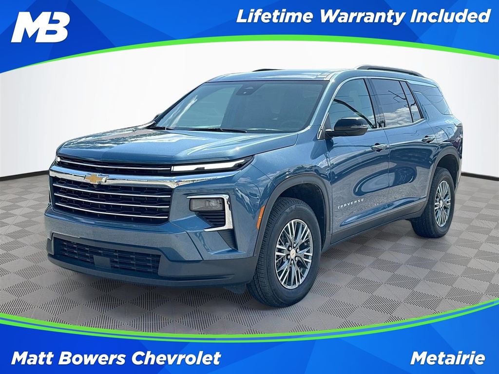 Lakeshore Blue Metallic 2025 Chevrolet Traverse SUV / Crossover Front-Wheel Drive 8-Speed Automatic