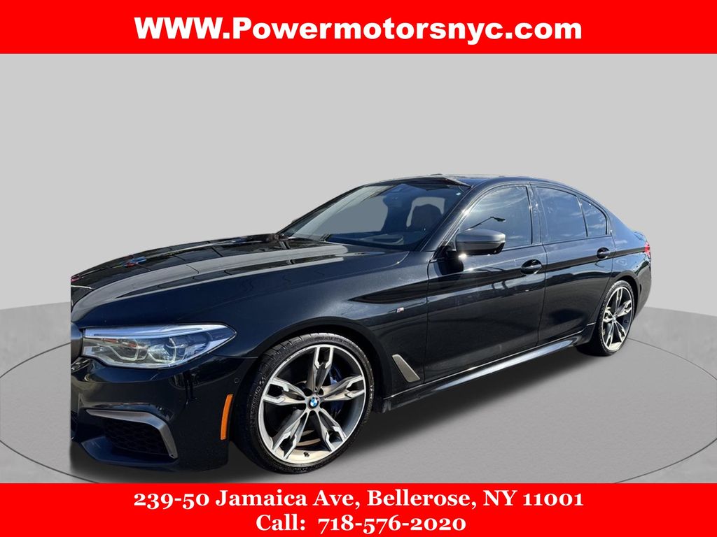 Black 2019 BMW 5 Series Sedan All-Wheel Drive 8-Speed Automatic