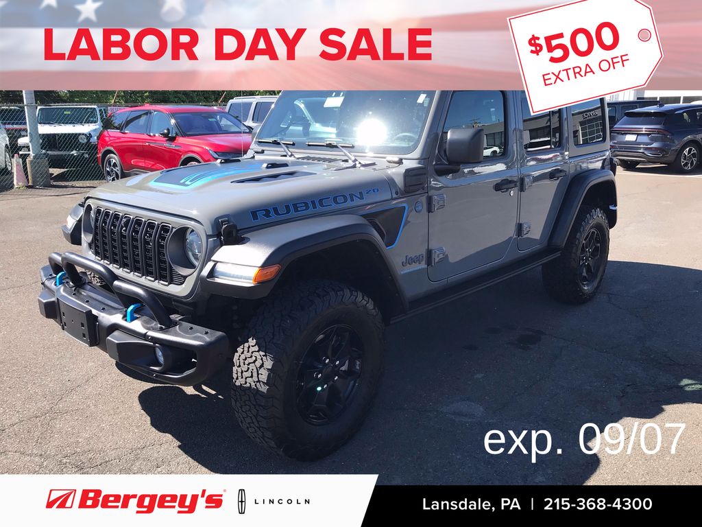 Sting-Gray Clearcoat 2023 Jeep Wrangler 4xe SUV / Crossover Four-Wheel Drive 8-Speed Automatic