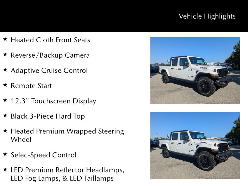 2024 Jeep Gladiator Willys