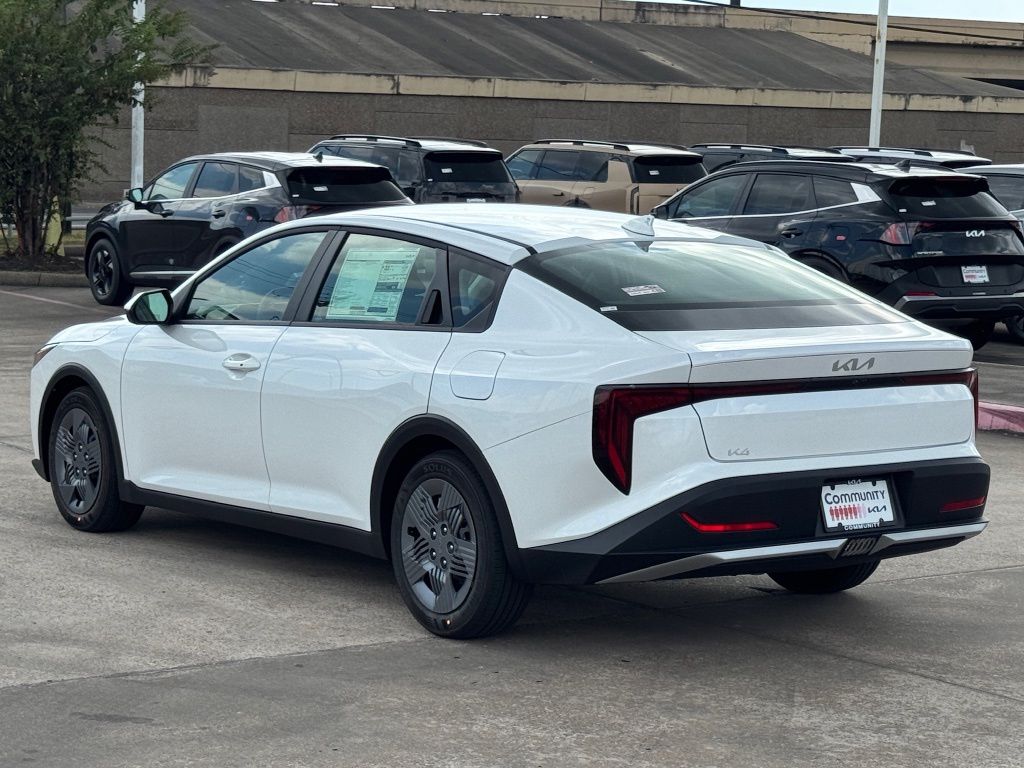 2026 Kia K4 LX White at Shottenkirk Kia Fort Bend