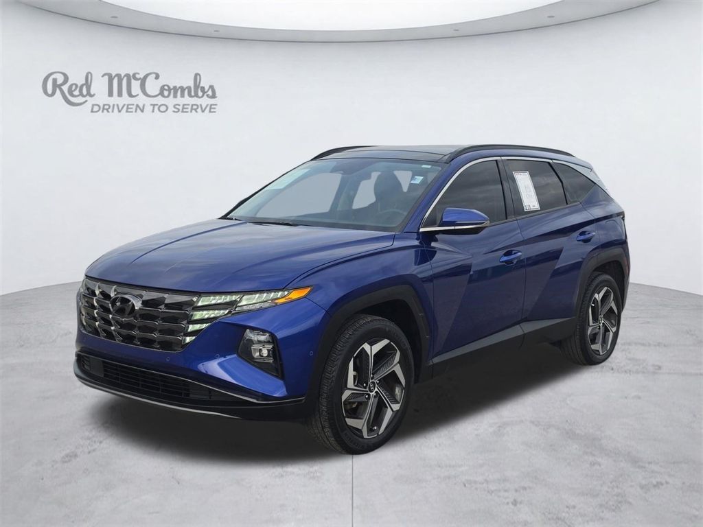Intense Blue 2023 Hyundai Tucson SUV / Crossover All-Wheel Drive 8-Speed Automatic