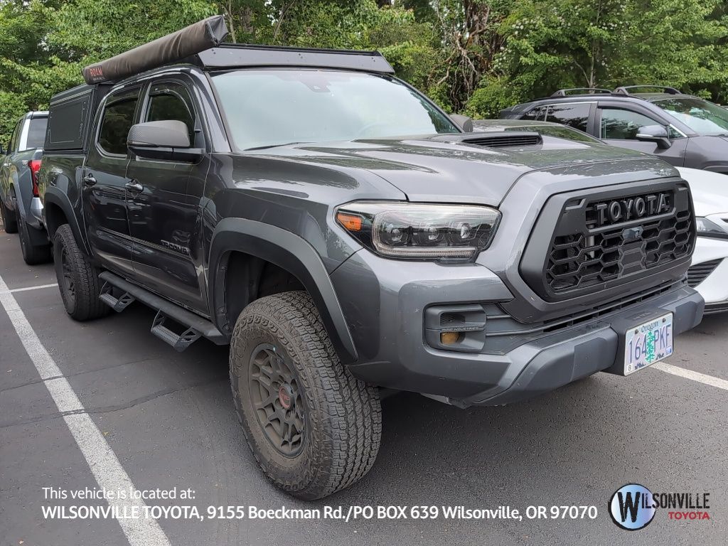 Gray 2023 Toyota Tacoma TRD Pro Double Cab 4WD Pickup Truck Four-Wheel Drive 6-Speed Automatic