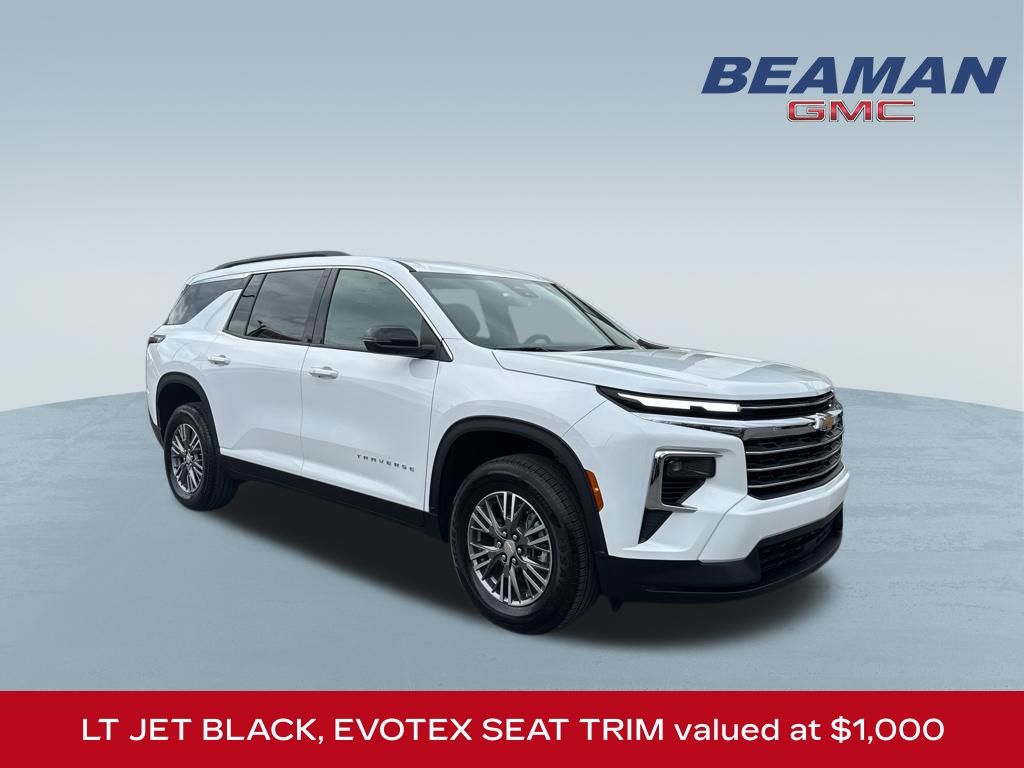 Summit White 2025 Chevrolet Traverse LT AWD SUV / Crossover Four-Wheel Drive 8-Speed Automatic