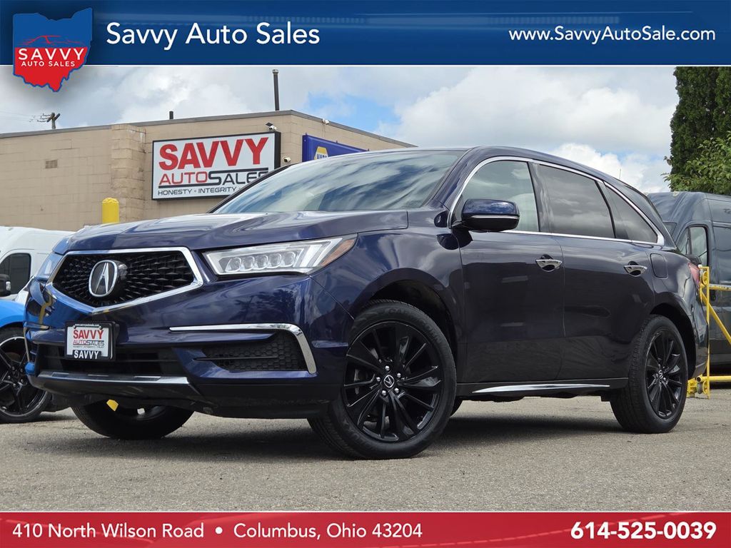 Blue 2020 Acura MDX SUV / Crossover All-Wheel Drive 9-Speed Automatic