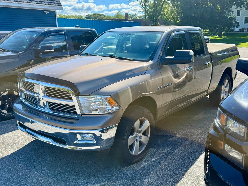 Brown (Tan) 2010 Dodge RAM 1500 Pickup Truck 5-Speed Automatic