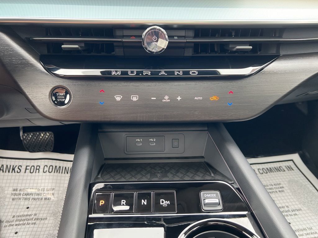 2025 Super Black Nissan Murano Platinum AWD SUV