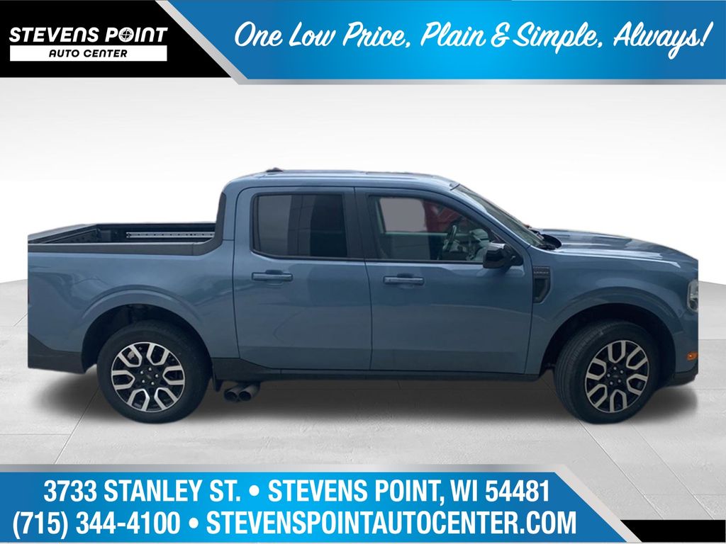 Blue (Azure Gray Metallic Tri-Coat) 2024 Ford Maverick Pickup Truck All-Wheel Drive 8-Speed Automatic