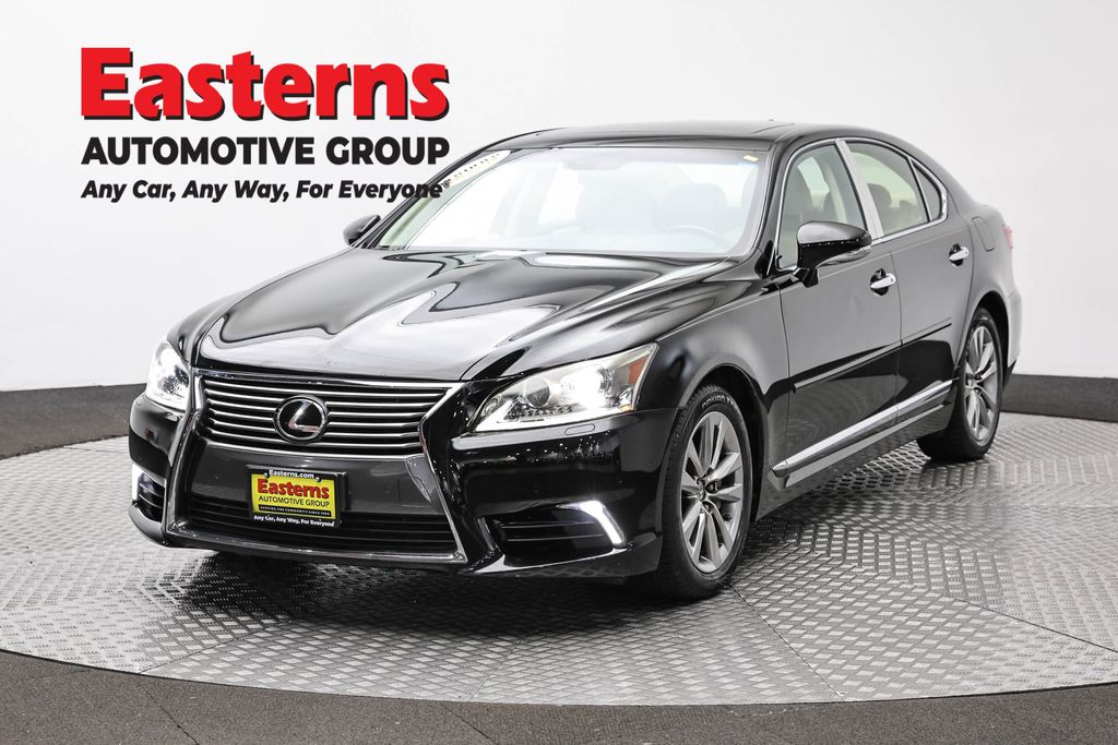 Black (Obsidian) 2014 Lexus LS 460 AWD Sedan All-Wheel Drive 8-Speed Automatic