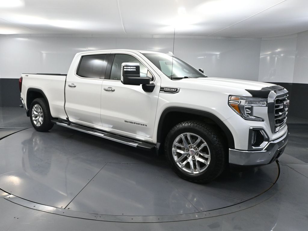 White Frost Tricoat 2022 GMC Sierra 1500 Limited Pickup Truck Four-Wheel Drive Automatic