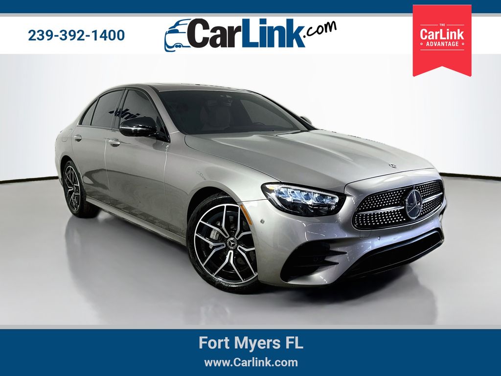 Silver 2021 Mercedes-Benz E-Class Sedan Rear-Wheel Drive 9-Speed Automatic