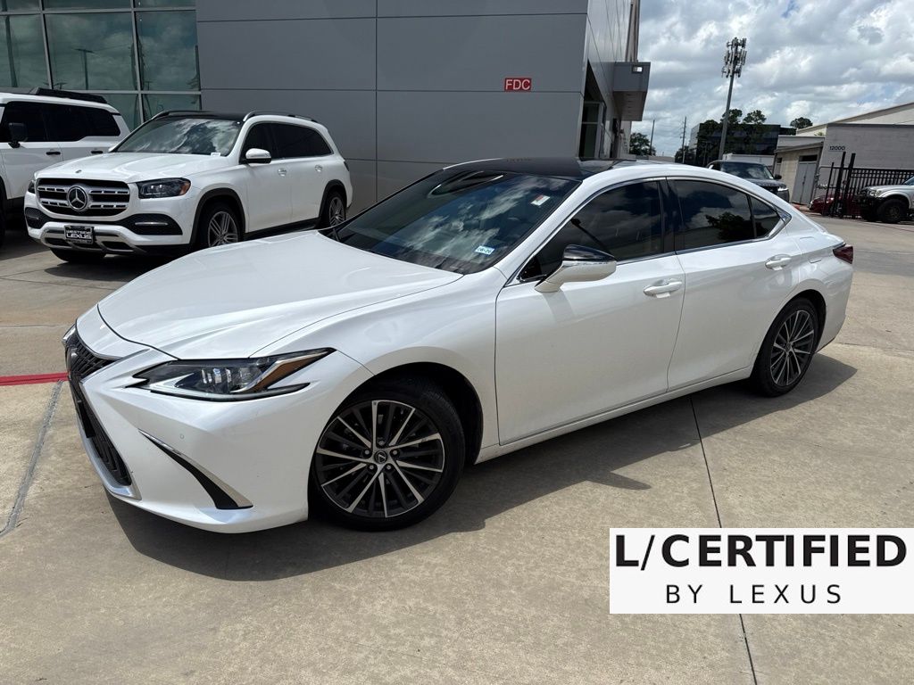 Eminent White Pearl 2023 Lexus ES 350 Premium FWD Sedan Front-Wheel Drive 8-Speed Automatic