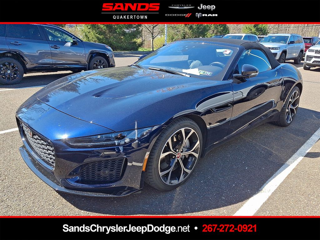 Ligurian Black Gloss 2021 Jaguar F-TYPE P300 Convertible RWD Convertible Rear-Wheel Drive 8-Speed Automatic