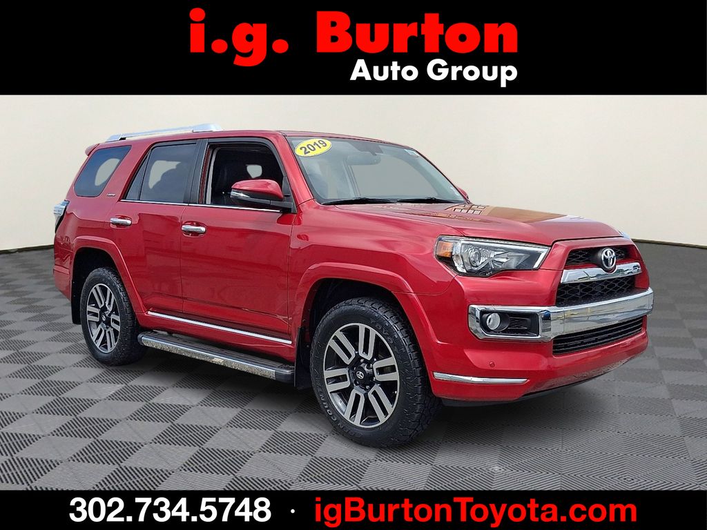 Barcelona Red Metallic 2019 Toyota 4Runner SUV / Crossover All-Wheel Drive 5-Speed Automatic Overdrive