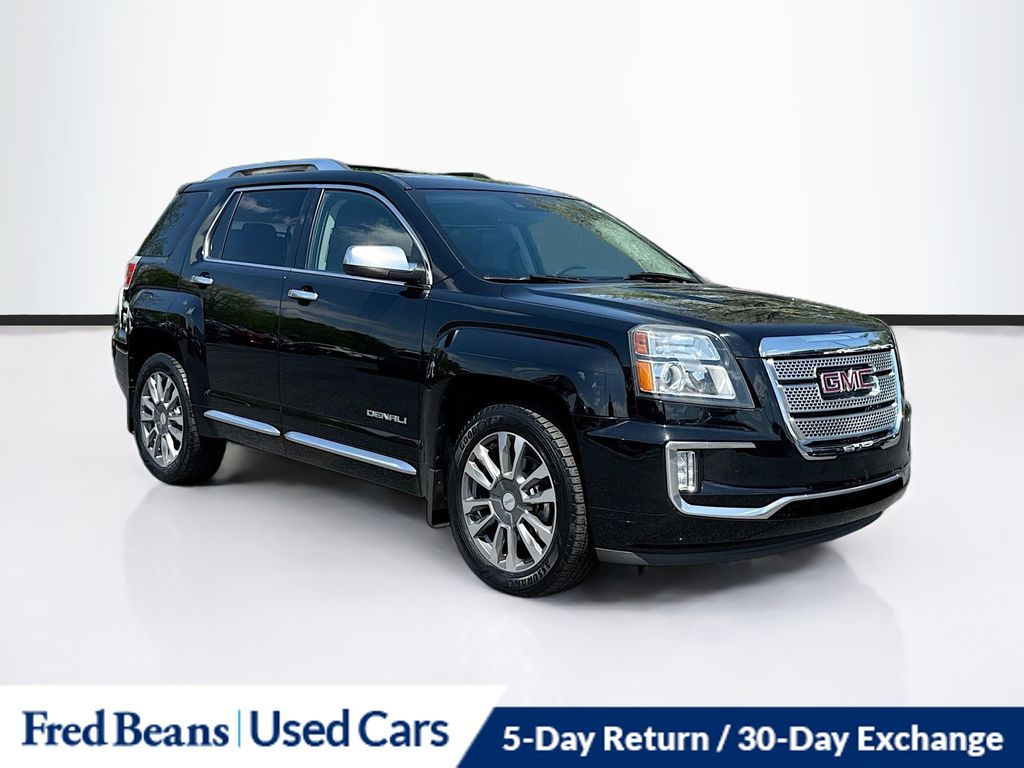 Black (Ebony Twilight Metallic) 2017 GMC Terrain Denali AWD SUV / Crossover All-Wheel Drive 6-Speed Automatic
