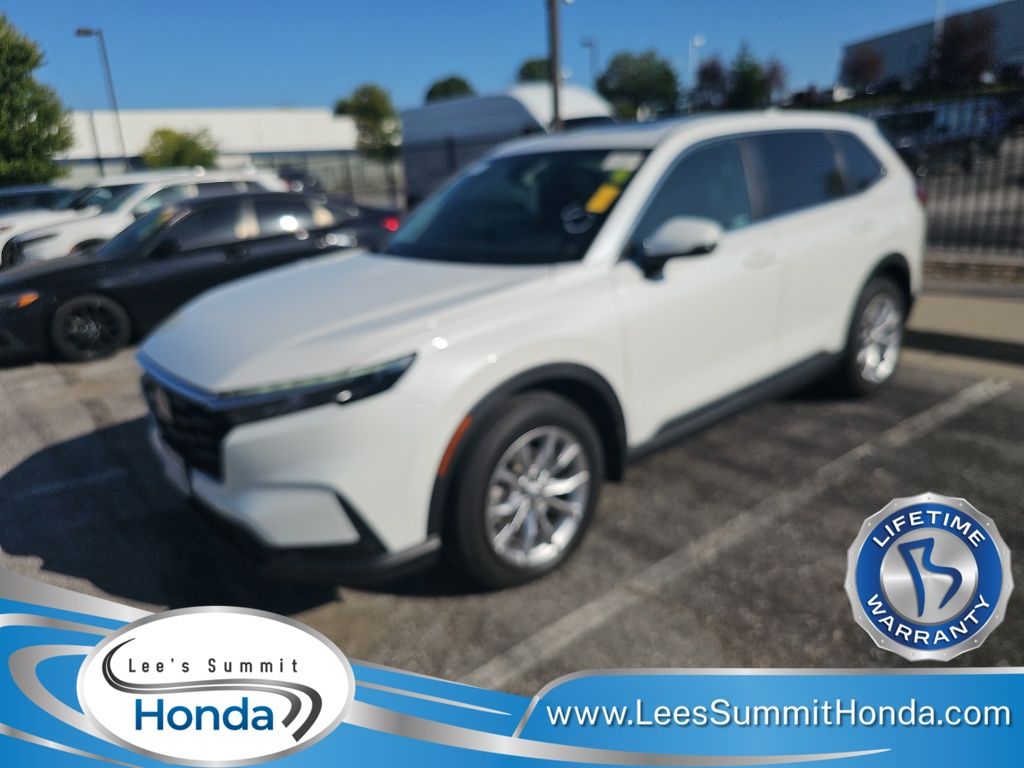 Platinum White Pearl 2024 Honda CR-V SUV / Crossover All-Wheel Drive Continuously Variable Transmission